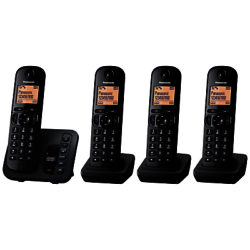 Panasonic KX-TGC224EB Digital Cordless Telephone with 1.6